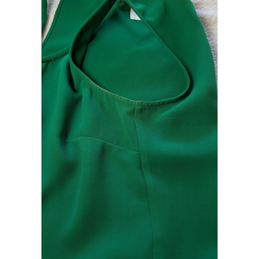 Maxie Klein Vintage 90s Emerald Green Sequin 3pc Skirt & Tank Suit Set Size 14 - Picture 7 of 11